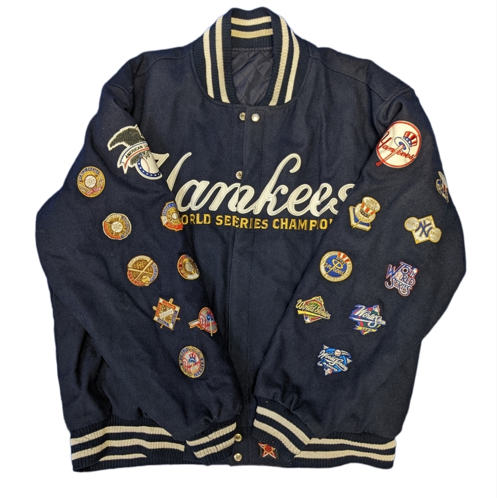 Vintage New York Yankees World Series Champions bomber jacket 4X